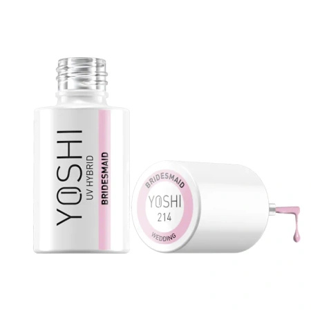 Yoshi Lakier Hybrydowy 214 Bridesmaid UV LED 6 ml
