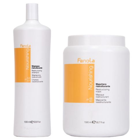 Fanola Zestaw Nourishing Szampon 1000 ml + Maska 1500 ml 