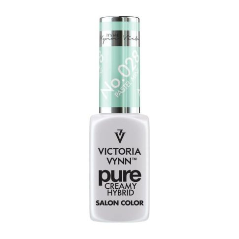 VICTORIA VYNN 028 Pure Creamy Hybrid Psatel Mint kremowy Lakier hybrydowy 8ml
