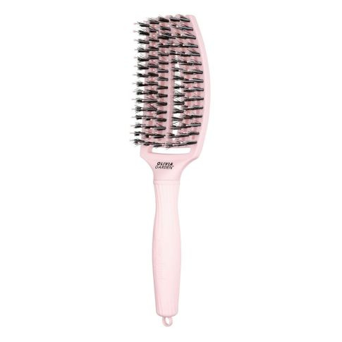 Olivia Garden Fingerbrush Pastel Pink Szczotka Do Włosów