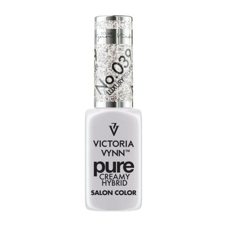 VICTORIA VYNN 039 Pure Creamy Hybrid Luxury Silver kremowy Lakier hybrydowy 8ml 
