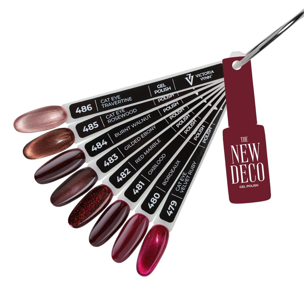 Victoria Vynn Wzornik Color Chart Gel Polish 479-486 The New Deco
