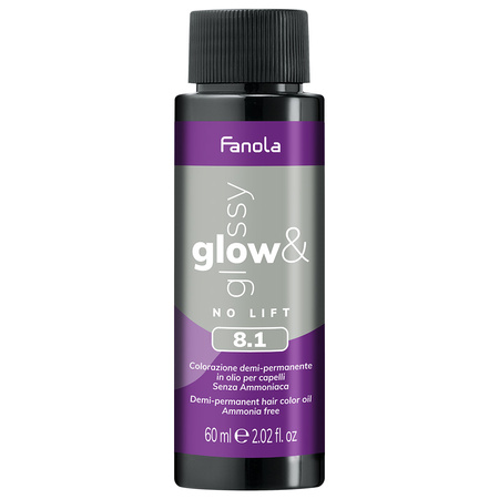 Fanola Glow & Glossy 8.1 Farba Półtrwała 60 ml