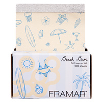 Framar Beach Bum Folia Fryzjerska Ryflowana W Arkuszach 500 szt.