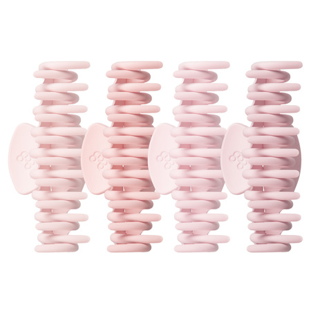 Framar Duże Klamry Do Włosów Różowe 4 szt.