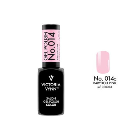 VICTORIA VYNN 014c Gel Polish Color Babydoll Pink Lakier hybrydowy 8ml 
