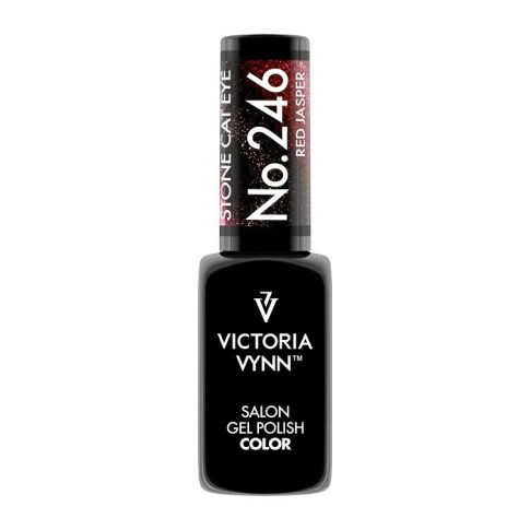 VICTORIA VYNN 246 Gel Polish Color Stone Cat Eye Red Jasper Lakier hybrydowy 8ml 