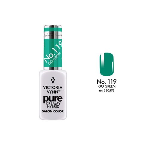 VICTORIA VYNN 119 Pure Creamy Hybrid Go Green kremowy Lakier hybrydowy 8ml 