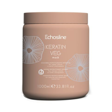 Echosline Keratin Veg Maska Regenerująca 1000 ml 