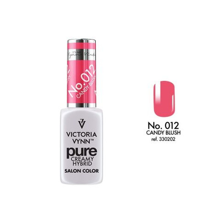 VICTORIA VYNN 012 Pure Creamy Hybrid Candy Blush kremowy Lakier hybrydowy 8ml 