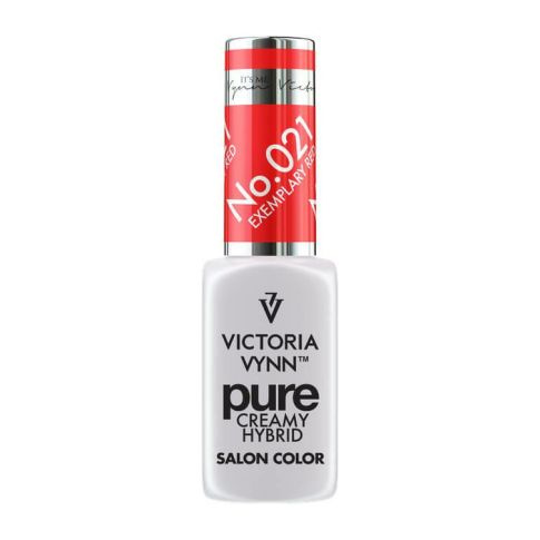 VICTORIA VYNN 021 Pure Creamy Hybrid Exemplary Red kremowy Lakier hybrydowy 8ml 