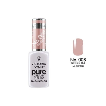 VICTORIA VYNN 008 Pure Creamy Hybrid Ginger Tea kremowy Lakier hybrydowy 8ml 