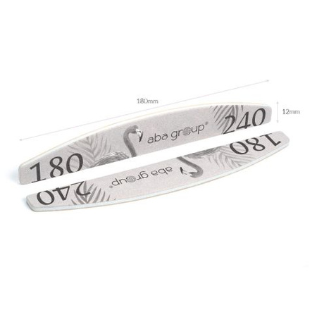 Aba Group Bezpieczny Pakiet Pilnik Do Paznokci Półksiężyc 180/240 Standard - Flaming 