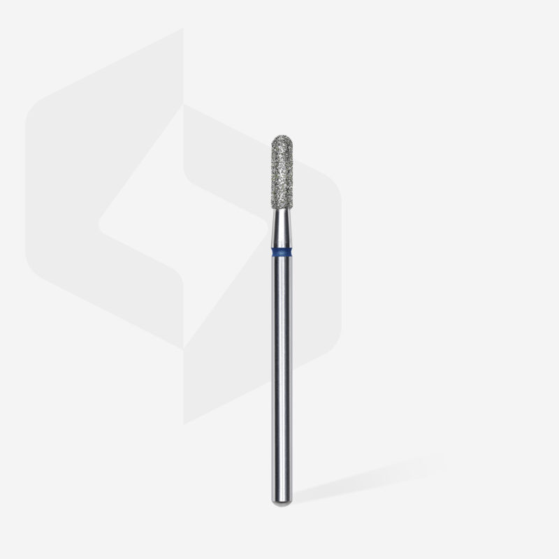 Staleks Frez Diamentowy Zaokrąglony Walec Niebieski Expert 2,3 mm /8mm