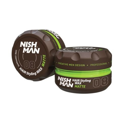Nishman Hair Styling Wax 08 Matte Pomada Do Włosów 150 ml 