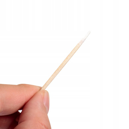 Clavier Drewniane Patyczki Do Skórek z Bawełną100 szt.