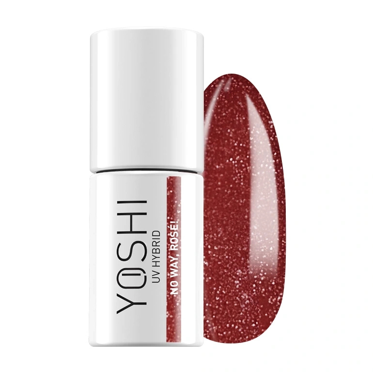 Yoshi Lakier Hybrydowy 143 No Way, Rosé! UV LED 6 ml