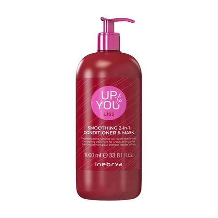 Inebrya Up To You Liss Smoothing 2w1 Wygładzająca Maska & Odżywka 1000 ml