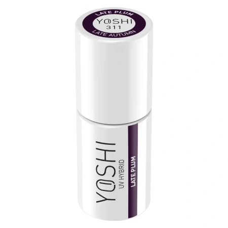 Yoshi Lakier Hybrydowy 311 Late Plum UV LED 6 ml