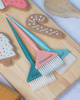 Framar Cookie Cutter Zestaw 3 Szerokich Pędzli Do Koloryzacji Big Daddy