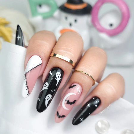 Yoshi Lakier Hybrydowy 605 Woman In Black UV LED 6 ml