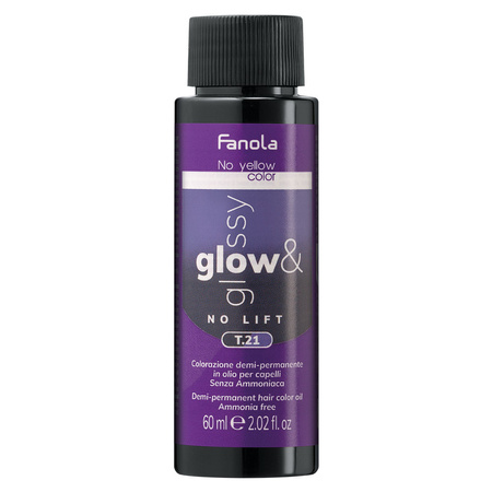 Fanola Glow & Glossy T.21 Toner Do Włosów Bez Amoniaku 60 ml