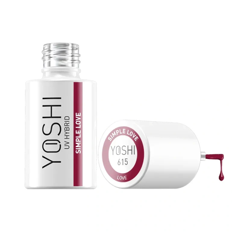 Yoshi Lakier Hybrydowy 615 Simple Love UV LED 6 ml