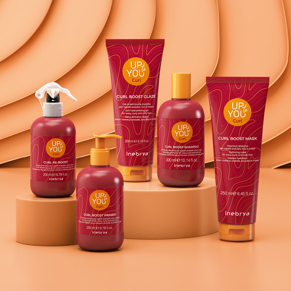 Inebrya Up To You Curl Boost Nawilżający Szampon Do Włosów Kręconych 1000 ml