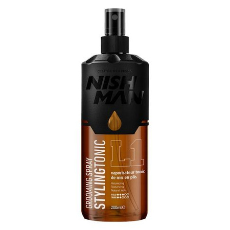 Nishman Grooming Spray Styling Tonic L1 Modelujący Tonik 200 ml 