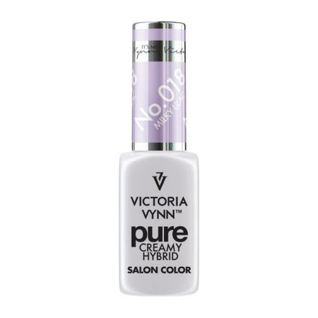 VICTORIA VYNN 018 Pure Creamy Hybrid Milky Lilac kremowy Lakier hybrydowy 8ml 