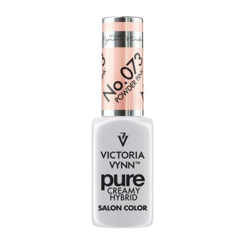 VICTORIA VYNN 073 Pure Creamy Hybrid Powder Pink kremowy Lakier hybrydowy 8ml 