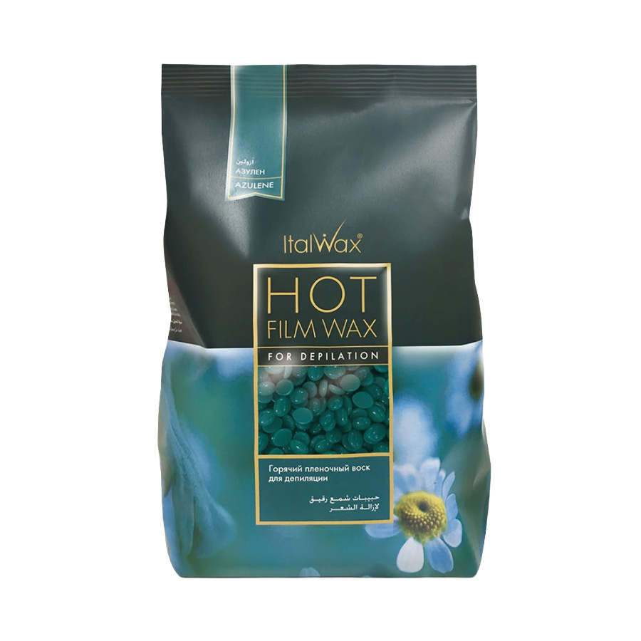 ItalWax Hot Film Wax Wosk Twardy Azulen 1000g