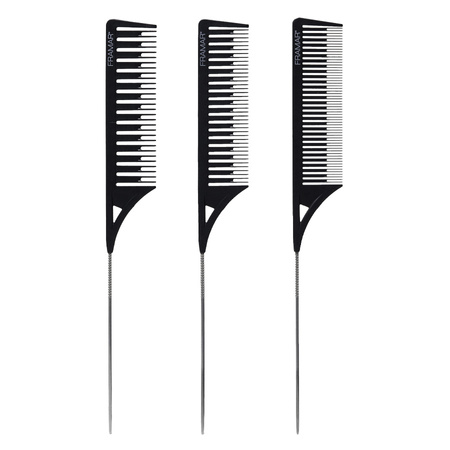 Framar Zestaw Czarnych Grzebieni Do Koloryzacji 3 szt.
