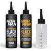 Nishman Black Shampoo Czarny Szampon Odsiwiający 2x200 ml