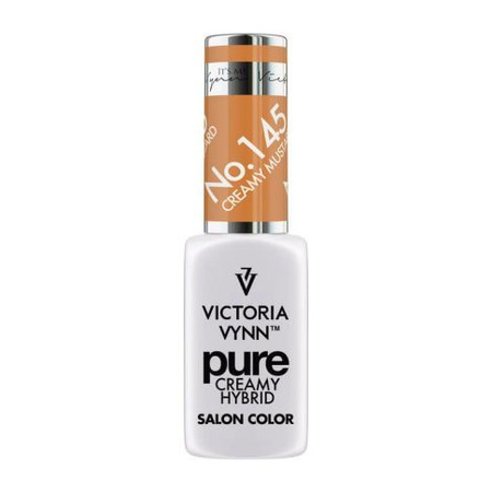 VICTORIA VYNN 145 Pure Creamy Hybrid Creamy Mustard kremowy Lakier hybrydowy 8ml 