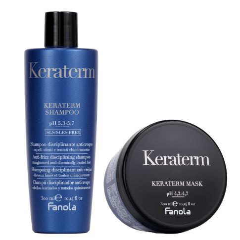 Fanola Zestaw Keraterm Szampon 300 ml + Maska 300 ml 