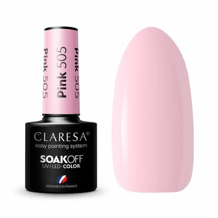 Claresa Lakier Hybrydowy Pink 505 5g 