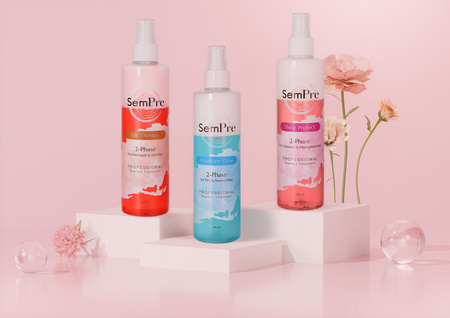 Sempre Moisture Glow 2-Phase - Odżywka Dwufazowa Do Włosów Suchych 285 ml