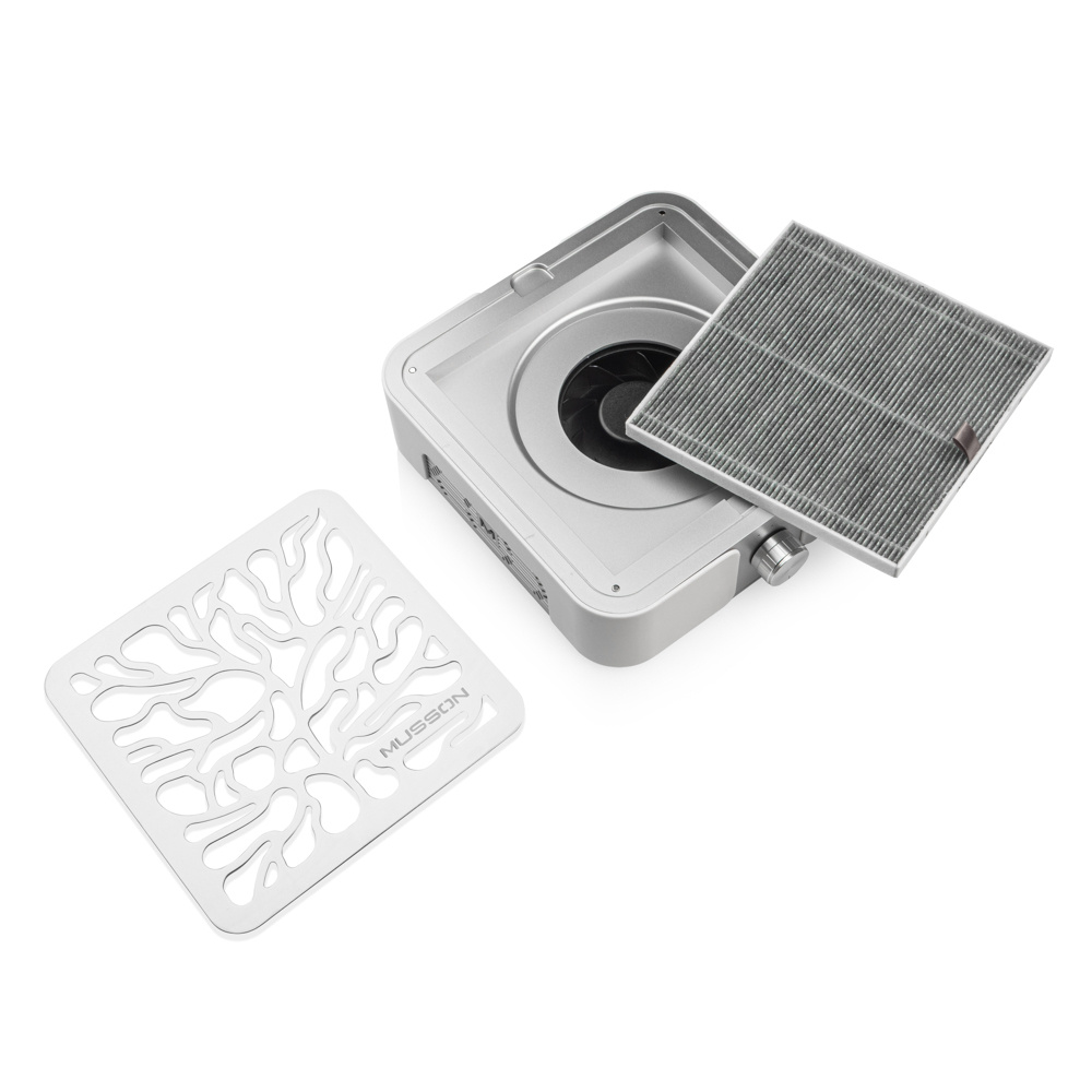 Bucos Musson X3 Silver Pochłaniacz z Filtrem Węglowym HEPA 72W