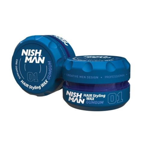 Nishman Hair Styling Wax 01 GumGum Pomada Do Włosów 150 ml 