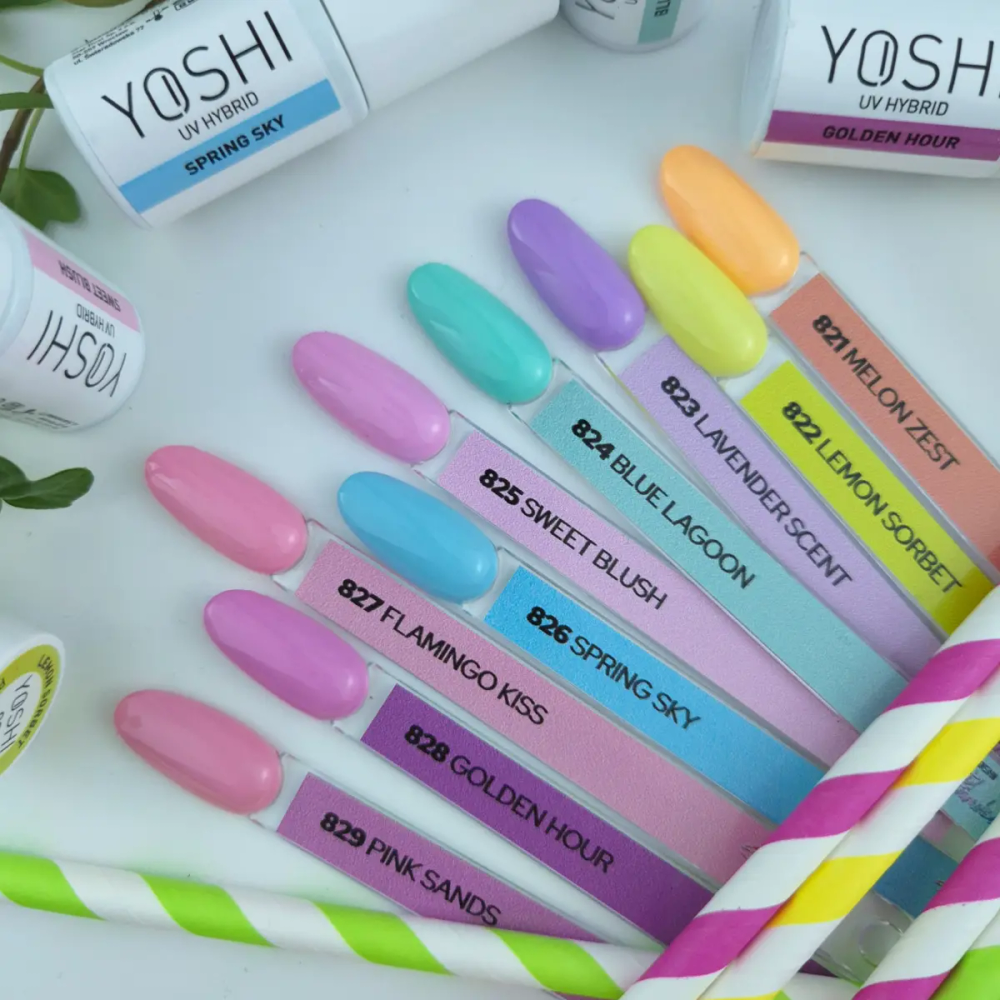 Yoshi Lakier Hybrydowy 821 Melon Zest 6 ml