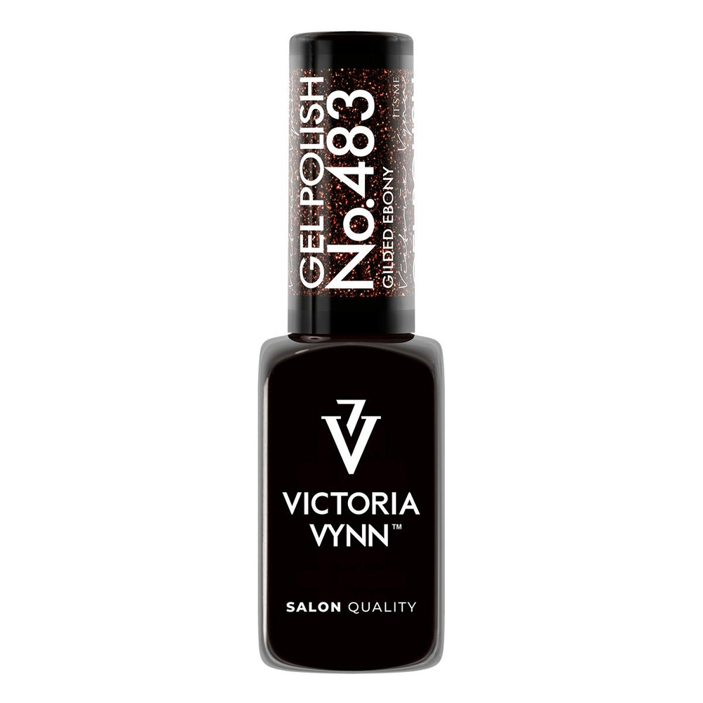Victoria Vynn Gel Polish Color 483 Gilded Ebony Lakier Hybrydowy 8 ml