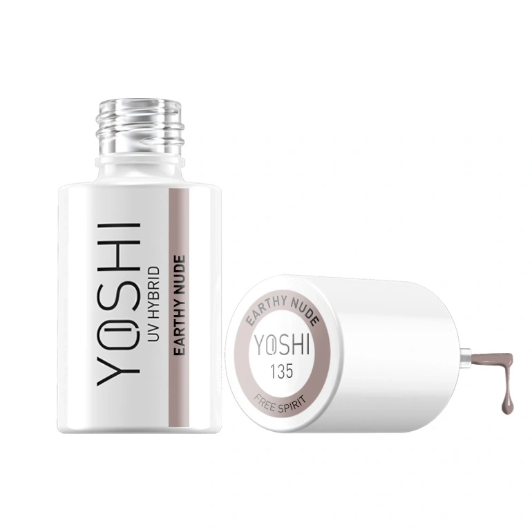 Yoshi Lakier Hybrydowy 135 Earthy Nude 6 ml