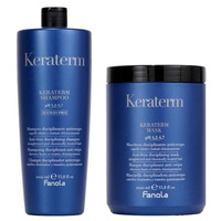 Fanola Zestaw Keraterm Szampon 1000 ml + Maska 1000 ml