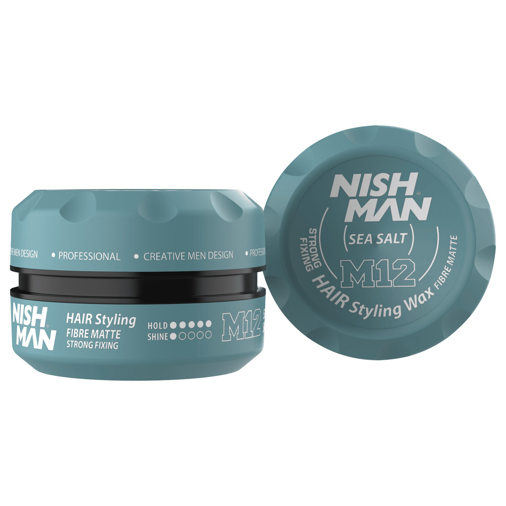 Nishman Matte Wax M12 Sea Salt Matowa Pomada Do Włosów 100 ml