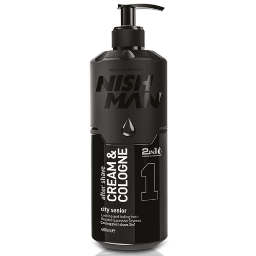 Nishman After Shave Cream Cologne 01 City Senior Krem Po Goleniu 400 ml