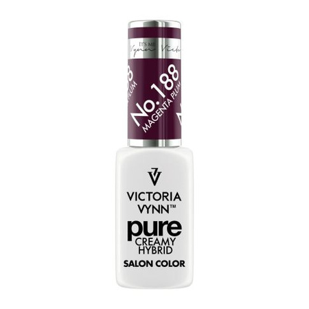 Victoria Vynn Pure Creamy Hybrid 188 MAGENTA PLUM kremowy lakier hybrydowy 8ml 