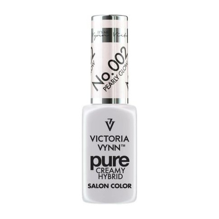 VICTORIA VYNN 002 Pure Creamy Hybrid Pearly Glow kremowy Lakier hybrydowy 8ml 