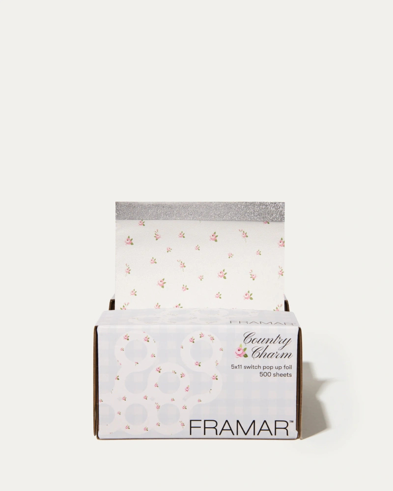 Framar Country Charm Folia Fryzjerska Ryflowana W Arkuszach 500 szt.