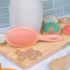 Framar Cookie Cutter Ginger Szczotka Do Rozczesywania Łososiowy Róż Z Brokatem